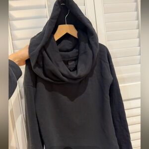 RtA Charcoal Cowl Neck Sweater